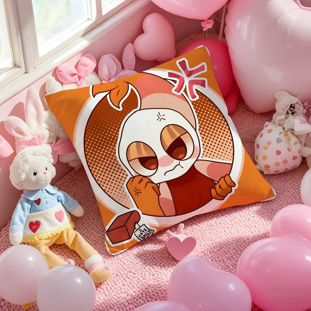 Anine Game Ddandys World Cushion Cover Pattern Printed Pillowcase For Living Room Sofa Cushion Cover  Bedroom Decor 30X30cm