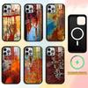 Rust Beauty Phone Case For iPhone17,16,15,14,13,12,11 Plus,Pro Magnetic with Magsafe Wireless Charging
