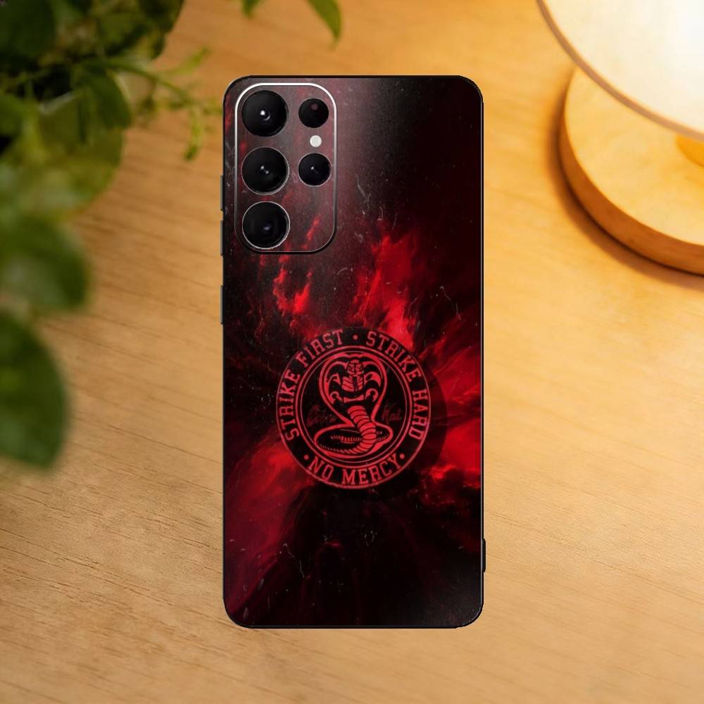 C-Cobra Kai Snake Phone Case For Samsung S25,S24,S21,S22,S23,S30,Ultra,S20,Plus,Fe,Lite Black Shell
