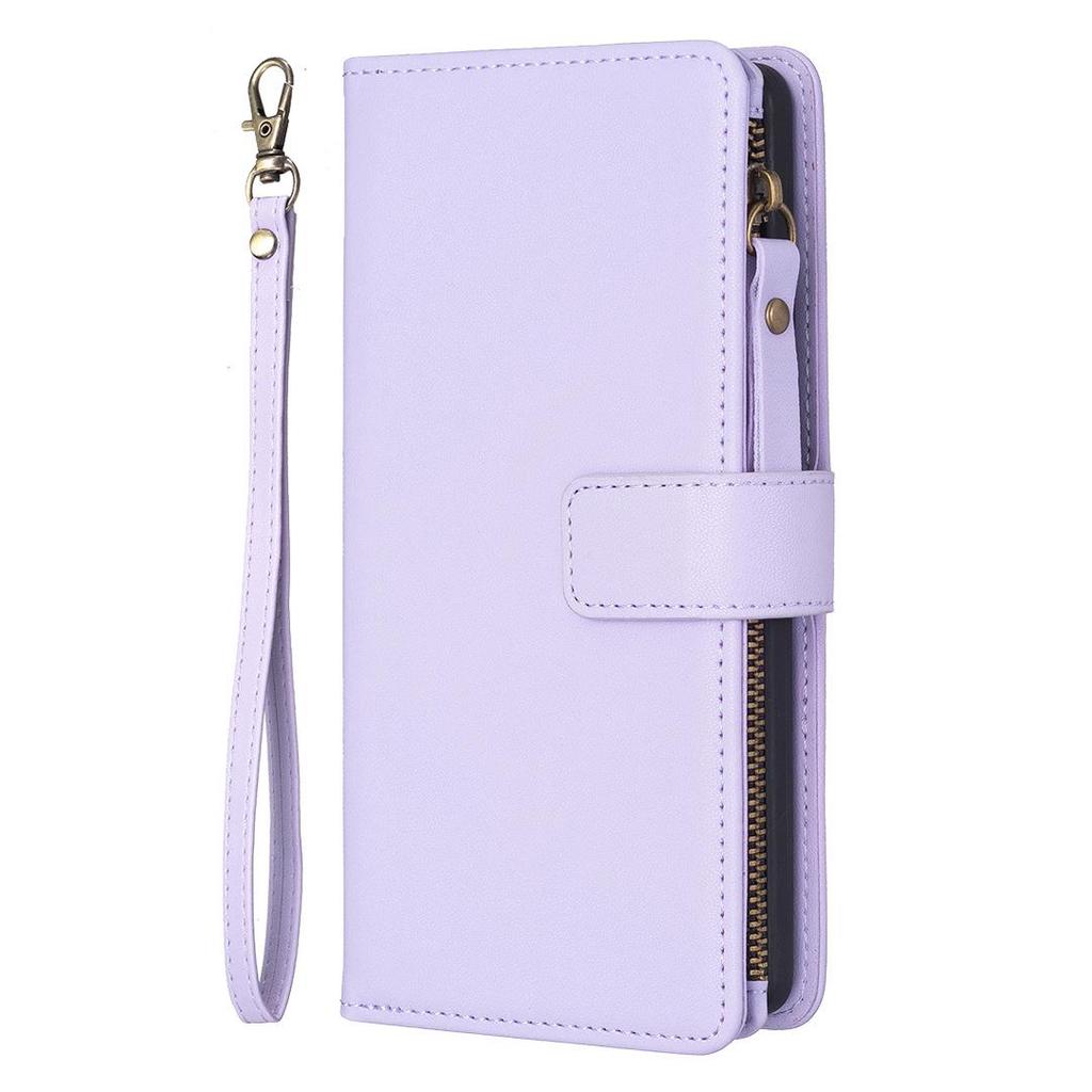 OPPO A98 5G/F23/A1 Zippered Leather Case, Cross-Border Exclusive, Anti-Drop Design