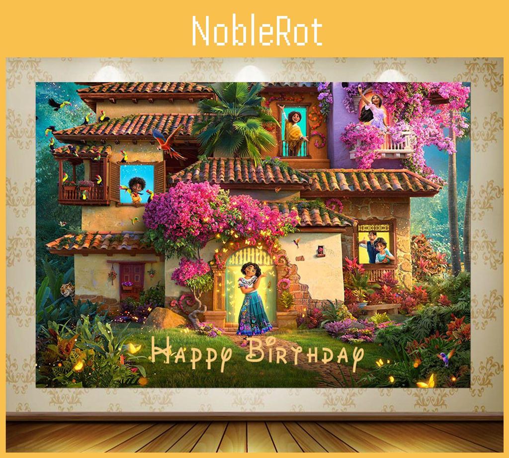 Magic Movie Party Backgrounds With Disney's Encanto Mirabel Backdrop Banner