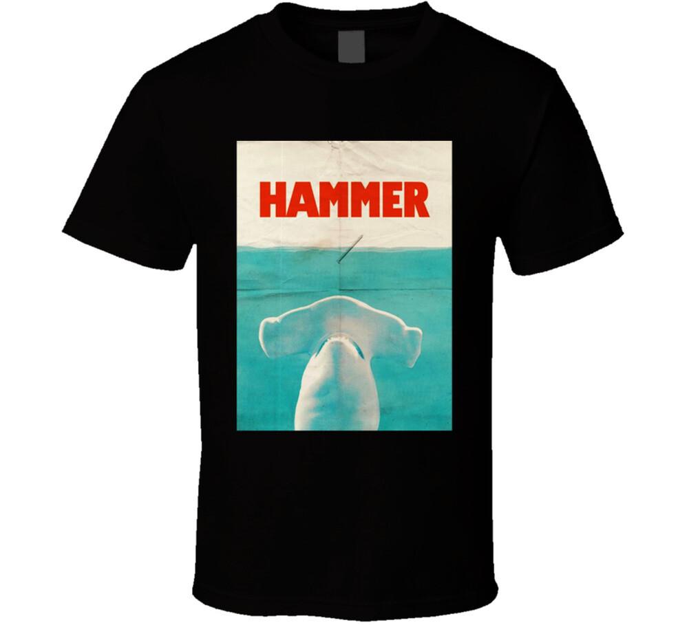 Hammer Jaws Hammerhead Shark Mashup Parody Movie Fan T Shirt