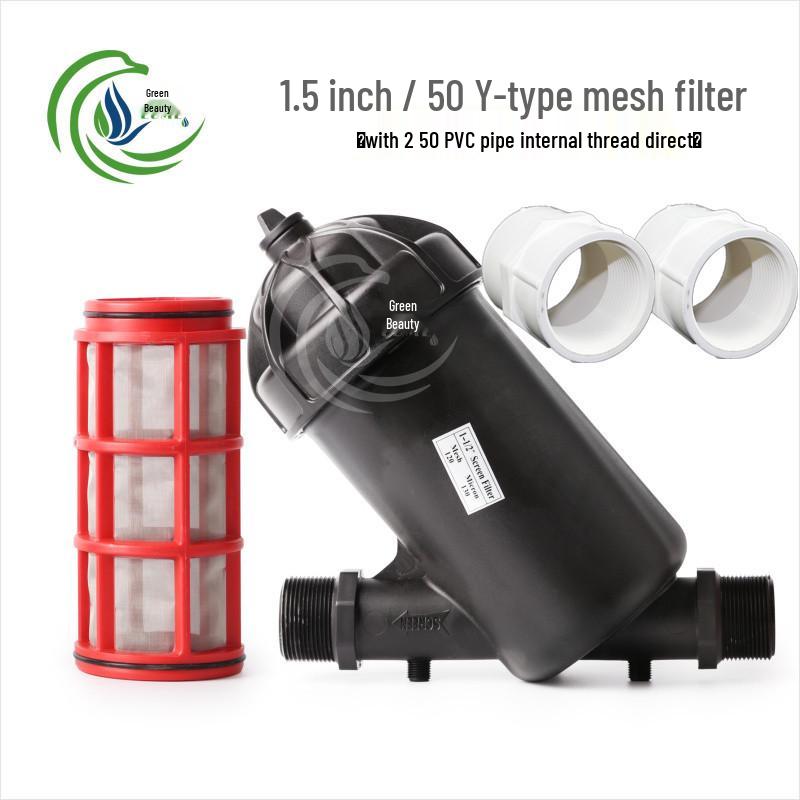Greenhouse Micro-Sprinkler Drip Irrigation System with Mesh Filter - 1", 2", 2.5", 3", 4" Y-Type & T-Type