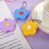 Colore Fiore Cartone Animato Coprichiave Cappuccio Silicone Accessori Chiave Carino Portachiavi Portachiavi Per Ragazza Donna Ciondolo Regalo
