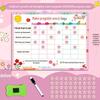 Magnetic Kids' Growth and Habits Tracker with Reward Stars