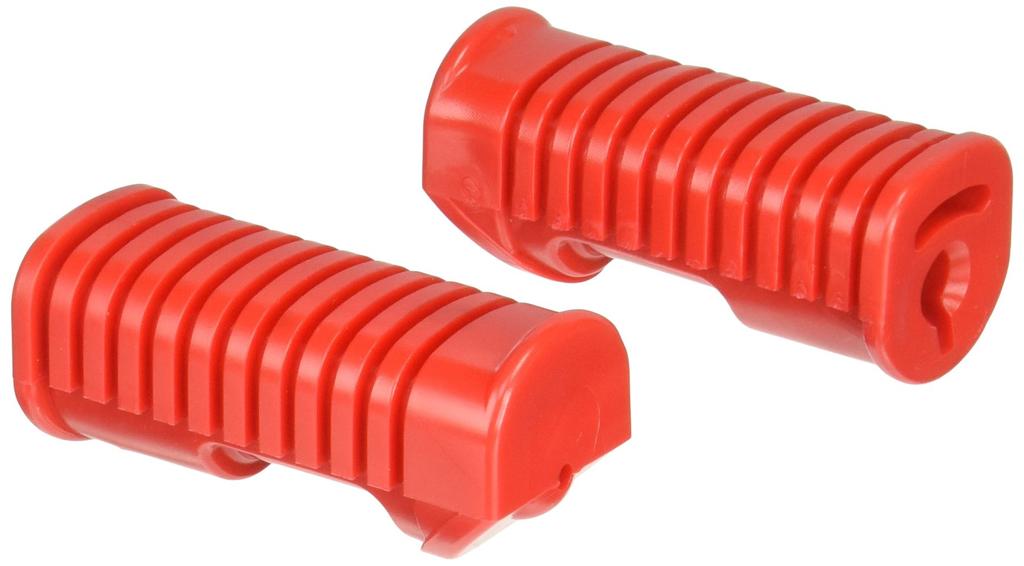 Kijima Motorcycle Parts Step Rubber Left and Right Set Red HONDA Cub/Ape (APE) 213-189