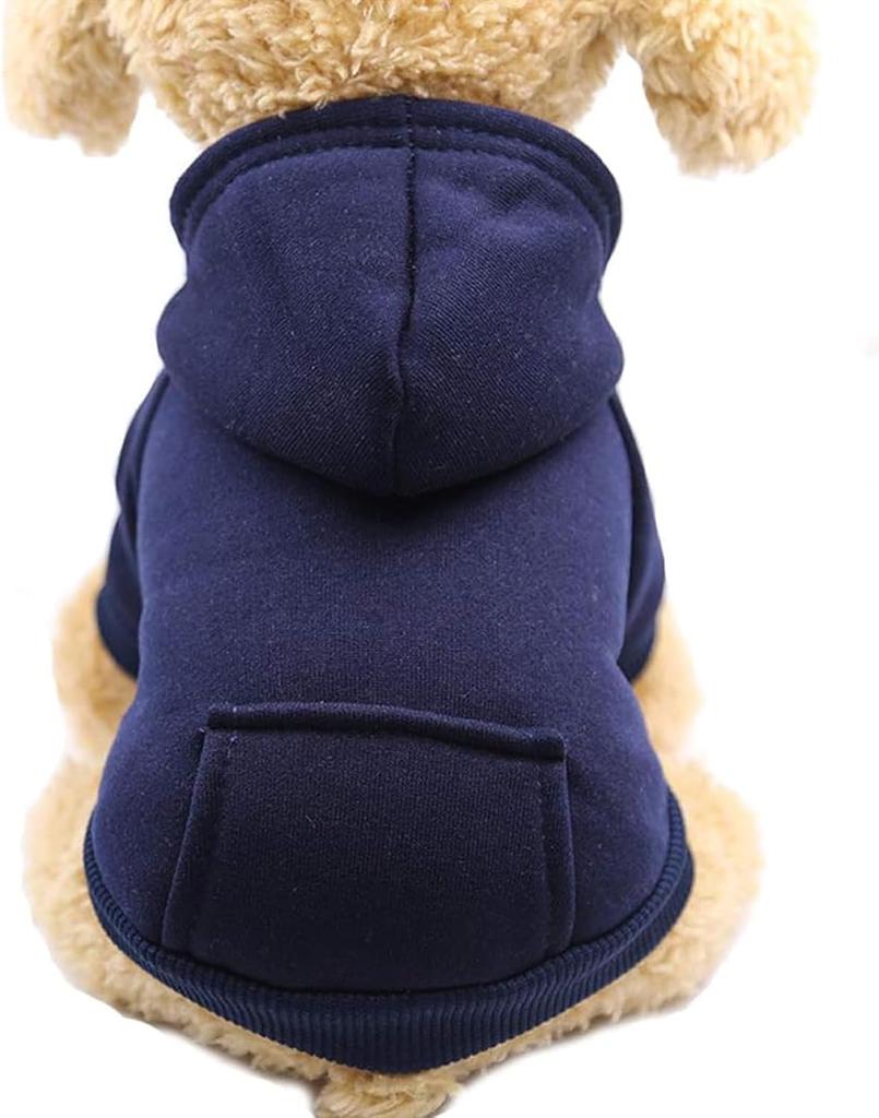 Pet Dog Cold Weather Jacket with Pockets Winter Dog Hoodie Warm Puppy Clothes for Large and Small Dogs Chihuahua Clothing, Sweet Gift for Cute Pets