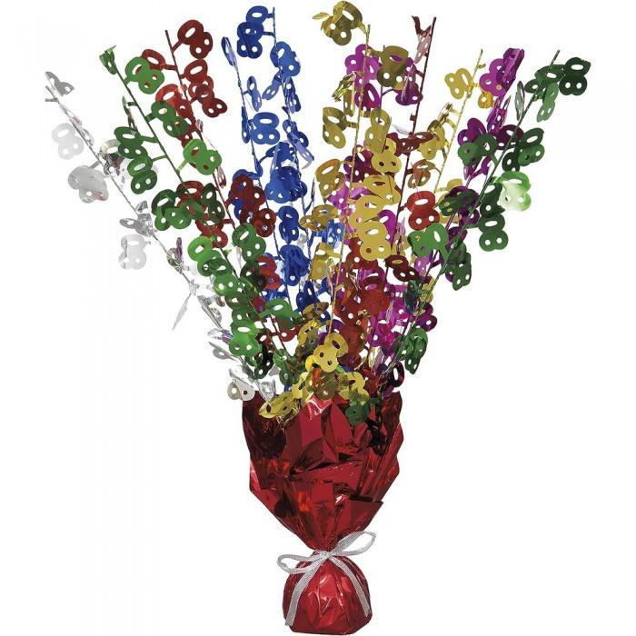 Unique Party Glitz 30th Birthday Balloon Weight Centrepiece