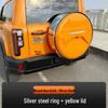 Extended Range Stainless Steel Rear Spare Tire Cover for Beijing BJ40E (Models 13-26)