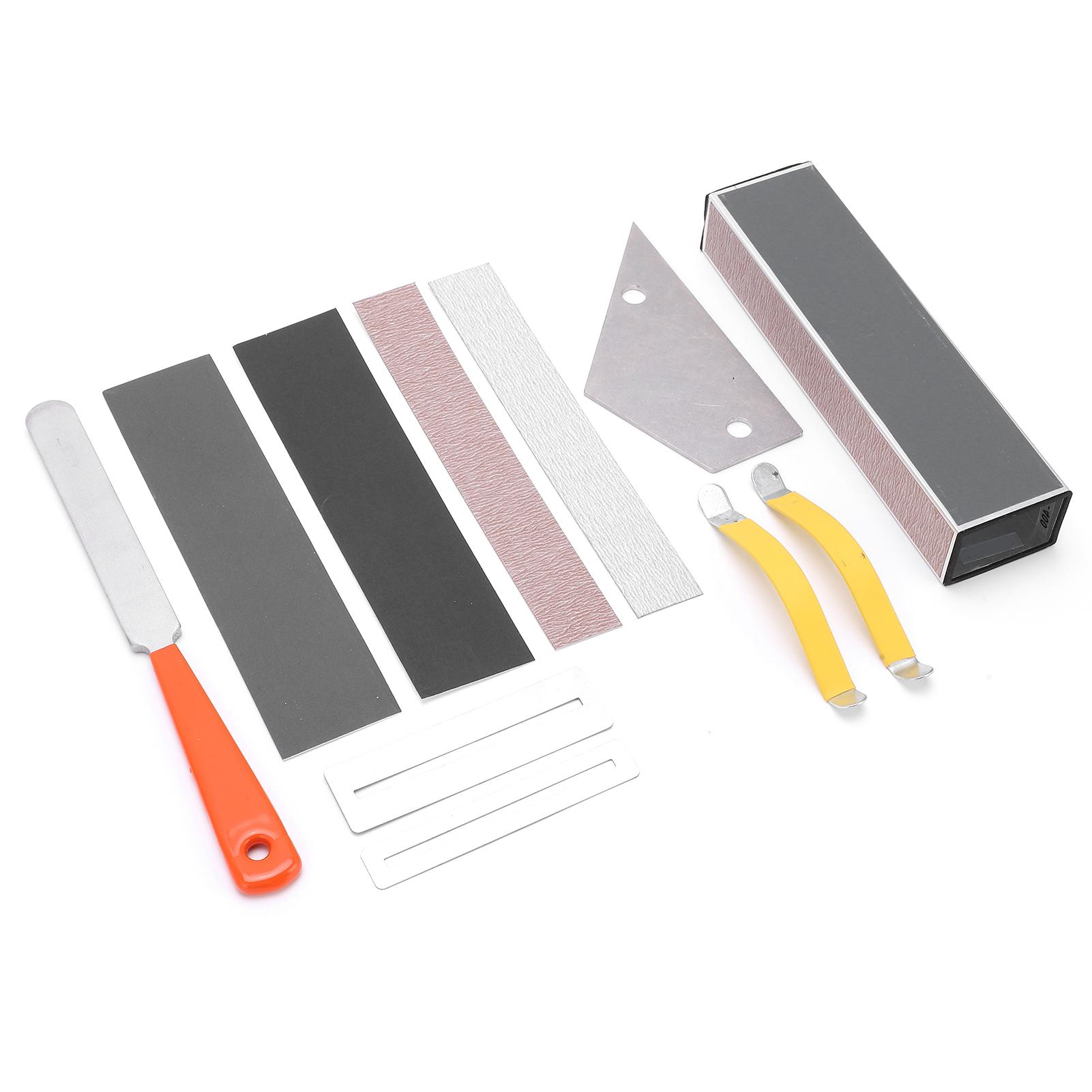 

Guitar Luthier Tool Set Levelling Maintenance Repair Kit Accessory for Acoustic Electric Bass