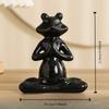 Wohndekor Frosch Abstrakte Kunst Keramik Yoga-Posen Figur Porzellan Damenfigur Statue Studio Dekor Ornament Innendekoration