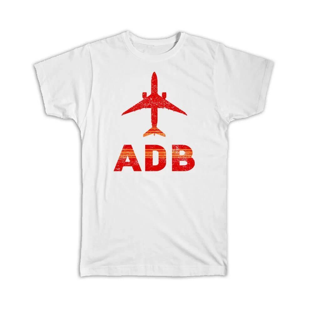 

Подарочная футболка : Турция Измир Аэропорт Аднана Мендереса ADB Travel Авиакомпания Пилот L