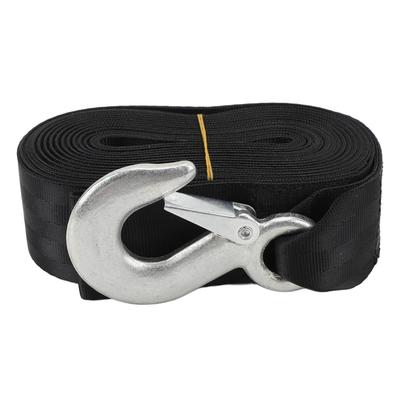Heavy Duty Winch Strap with Hook, 3500 Lb Weight Loading Boat Trailer Winch Strap,