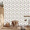 Ostrich Wallpaper in White, Light Gray and Lime for Living Room and Bedroom 50x1000