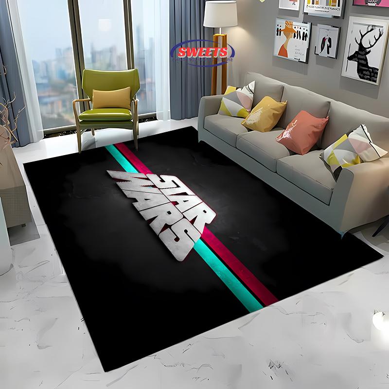 Next Day Shipping Classic L0G0 Printed Carpet,Living Room Bedroom Office Children's Room of Choice,Non-slip Machine Washable Mat