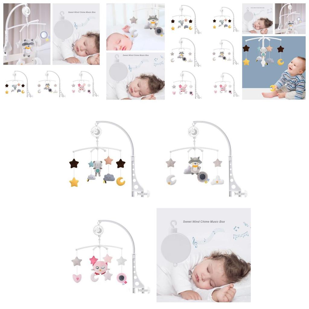 Baby Bed Bell Toy Rotating Musical Crib Rattle For 0-1 Year Olds No Battery Required China Manufacturer