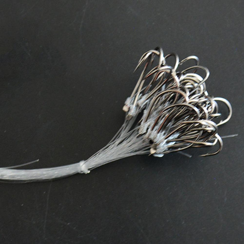 Feeder Hook Fishhook Hook With Line Tied 50pcs Carp