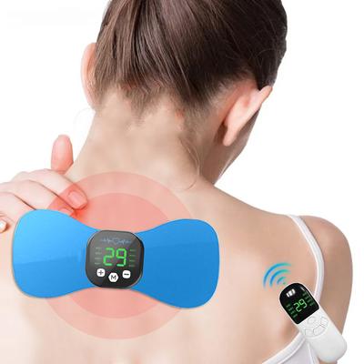 EMS Nackenmassagegerät mit Impuls, Tragbares elektrisches Nacken- und Schultertherapiegerät, Mini Smart TENS Massagepad