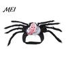 Lightweight Pet Cosplay Costume for Halloween Spider Costume, Cat Outfit with Skull Face, Black Outfits Small to Large Dogs Holiday Apparel Cats Party