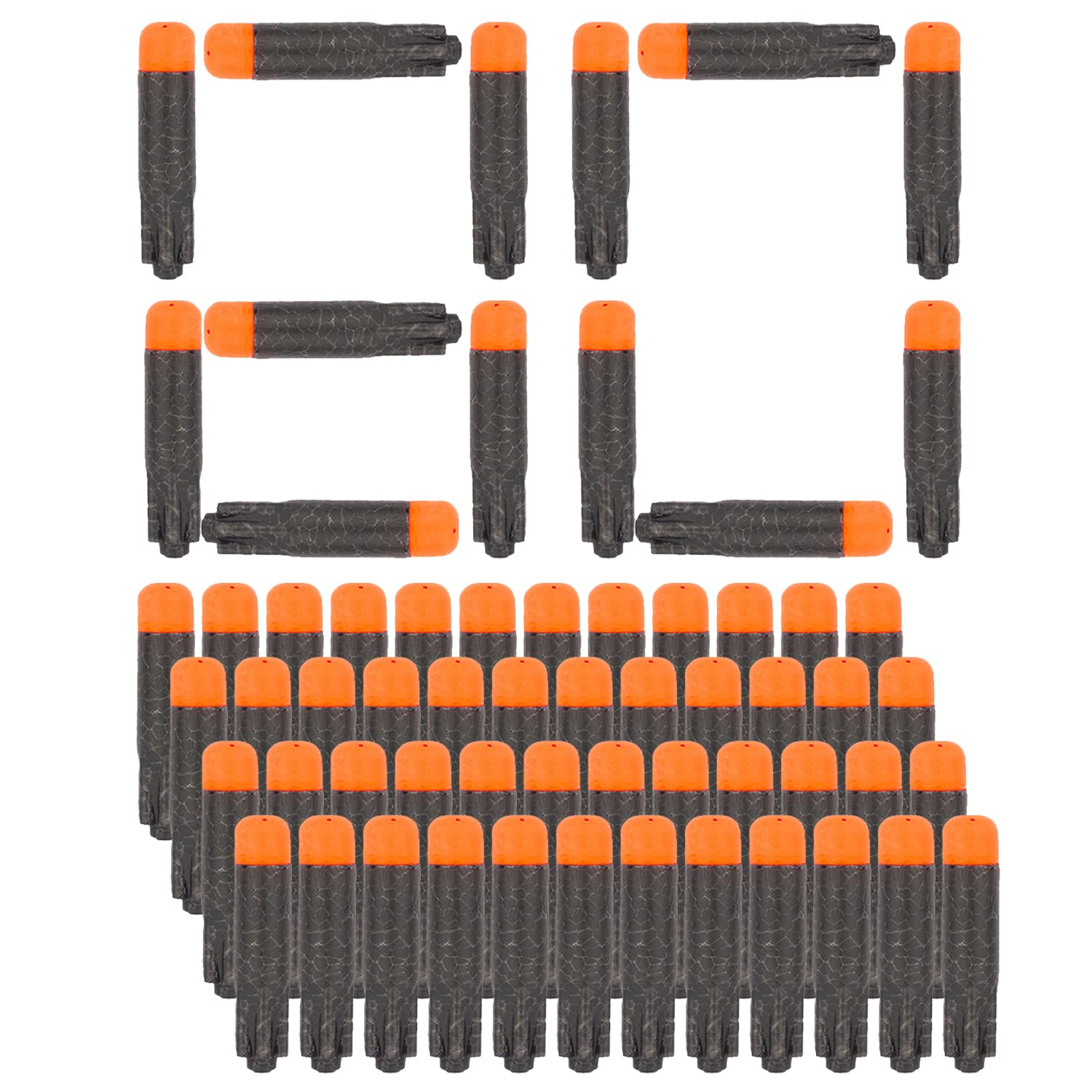 

EKIND Foam Dart Refill Pack for Nerf Ultra Series Foam Darts (Black, 80-Pack)