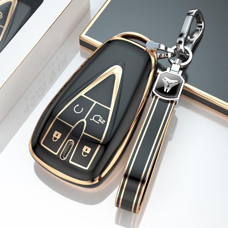 Car Key Case For Changan Cs35 Plus Cs75Plus Cs55 Plus Eado Uni-T Oushang X5 X7 Ev Tpu Key Cover Key Chain Accessories