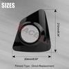 Car Front Left Right Fog Light Lamp Trim Cover Bezel Frame for Toyota Corolla S 2014 2015 2016 Parts Replacement Glossy Black