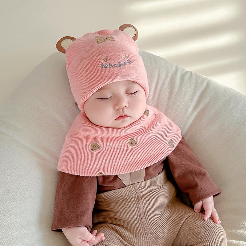 Katu Bear Infant Cotton Pullover Hat for 3-12 Months - Spring/Autumn Boys & Girls