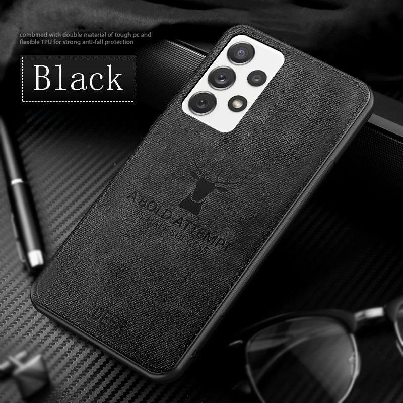 Deer Patterned Hard Cover for Samsung Galaxy S24 S23 S22 S21 S20 Ultra Plus FE A55 35 25 15 72 71 70 54 52 51 34 32 Phone Case