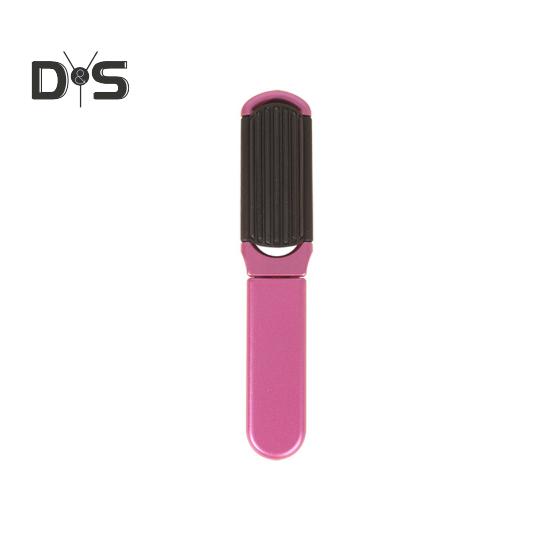 

Портативная складная щетка для волос с зеркалом, мягкая щетина, массаж кожи головы, портативная антистатическая расческа с воздушной подушкой, инструменты для укладки и распутывания волос для мужчин и женщин розовый