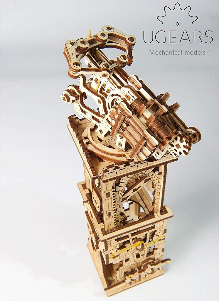 Ugears Archballista and Siege Tower 70048 Wooden Toy 3D Puzzle Archballista-Tower