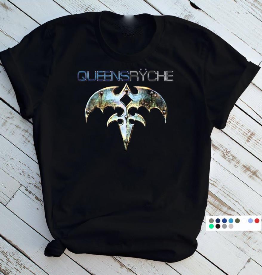 Vintage Queensryche Music Band Heavy Cotton Black S-234XL Unisex Shirt Unisex T-Shirt XXXXL