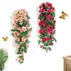 Artificial Flowers 90cm Silk Rose Fake Garland Vine Ivy Plant Leaves Decor Home