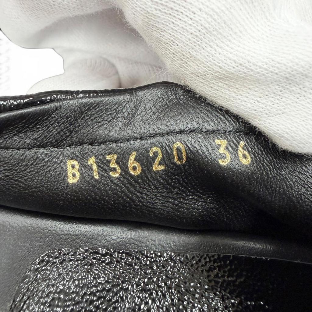 Pristine Sergio Rossi Pumps ORB Micromartini Heels Black Leather Women 36 Used