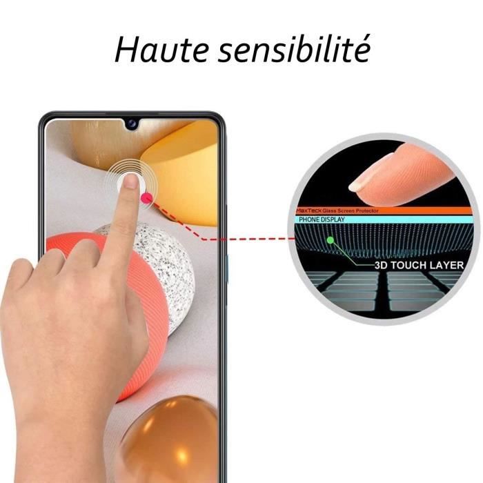 Film de protection - Toproduits® - Samsung Galaxy A42 5G - Verre trempé - 2 pack - Résistant aux rayures