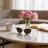 Womens Cat Eye Sunglasses With Polarized Pc Lenses For Sun Protection And Style