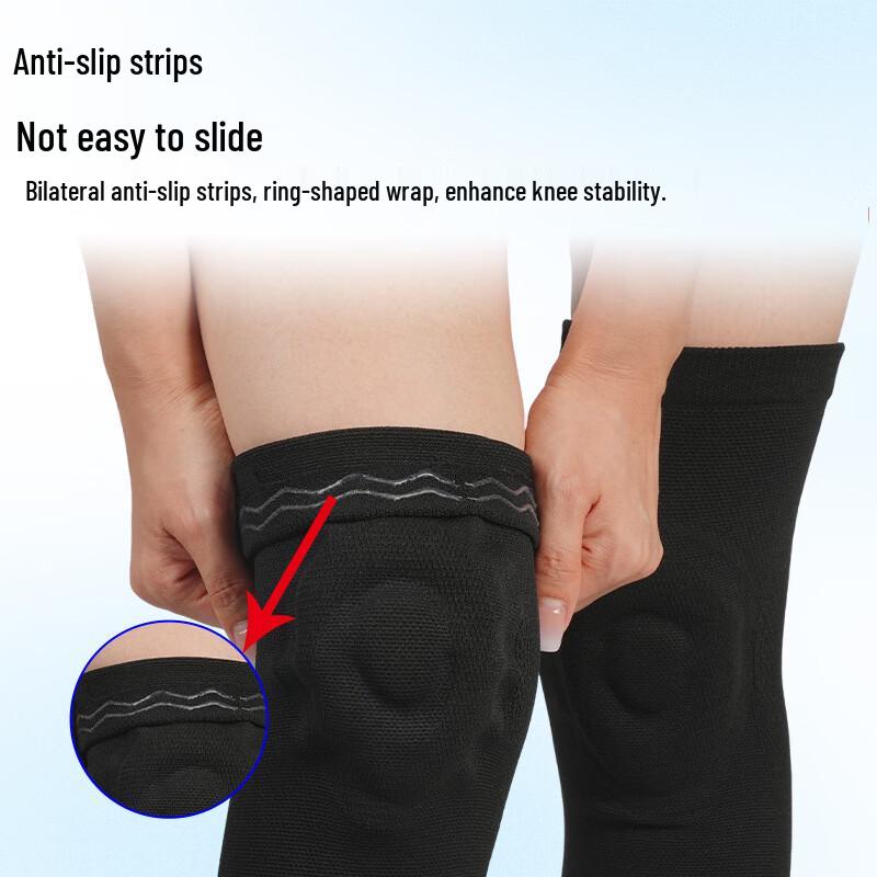 TULX Summer Thin Silicone Sports Knee Brace