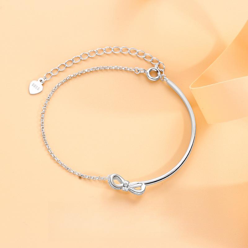 Korean Retro Niche Bow Bracelet Women's High-end Temperament Light Luxury Bracelet Versatile Spice Girl Jewelry