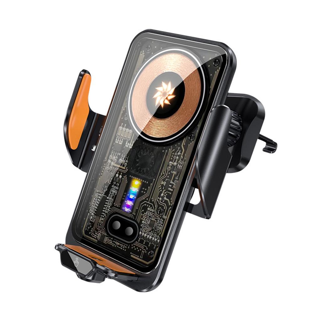 Car Phone Holder Transparent Wireless Charger Car Navigation Special Support Stand Fast Charging Stand