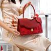 Elegant Red Wedding Bag for Women 2024 Spring/summer New Fashion Versatile Bridal Bag Handbag Crossbody Bag