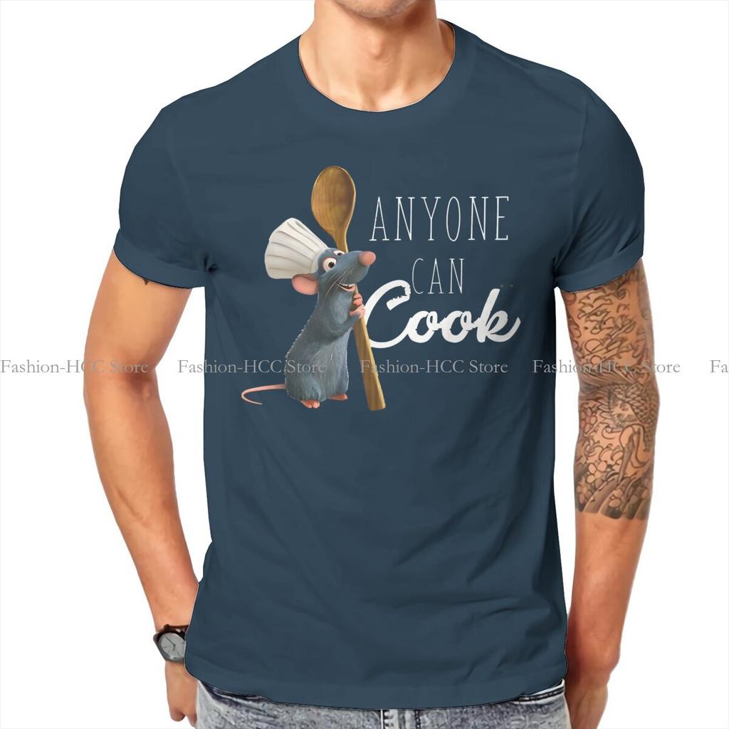 Remy Anyone Can Cook Tshirt For Unisex Ratatouilles Cartoon Clothing Style T Shirt Homme