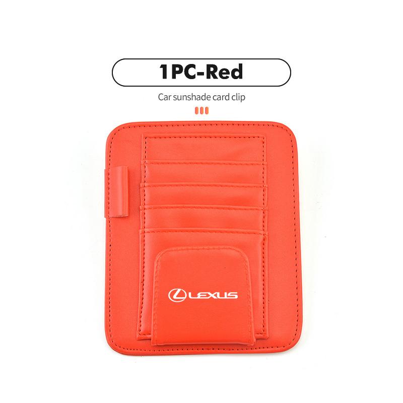 

For Lexus Car Sunshade Card Package Holder Sunglasses Ticket Card Clip UX250h RX450h CT200h RX400h NX LX GC RX UX GX
