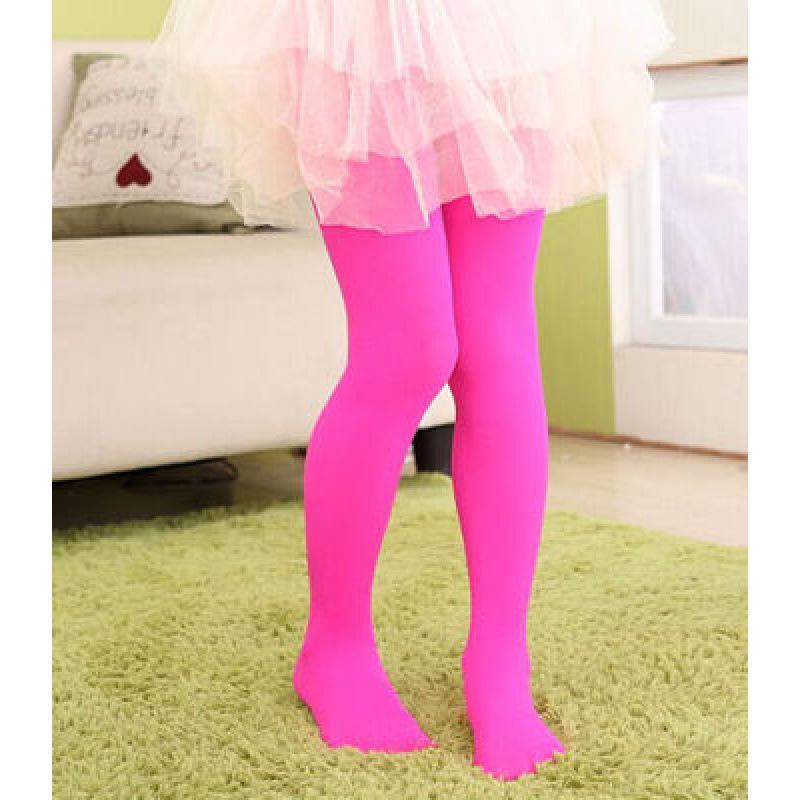 Frühlings- & Sommer-Weiße Samt-Strumpfhosen für Mädchen - Basisschicht Tanzsocken für Schüler