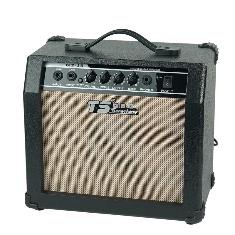 Portable Guitar Amp Saxophone Keyboard Acoustic Guitar Electric Wind Instrument Rechargeable for Outdoor Performance