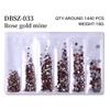 Long Bag Nail Art Jewelry Glass Flat Bottom Diamond Nail Art Diamond Nail Art Jewelry Mixed