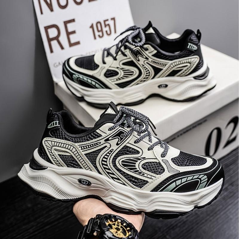 Fashion Men's Mesh Sneakers Summer Outdoor Breathable Platform Casual Training Shoes Fashion Designer Basketball Shoes Zapatillas Hombre