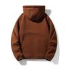 Autumn and Winter Hat-removable Cardigan Sweatshirt Men's Warm Top Plus Velvet Thickened Hooded Couples Wearing Double-sided Coats