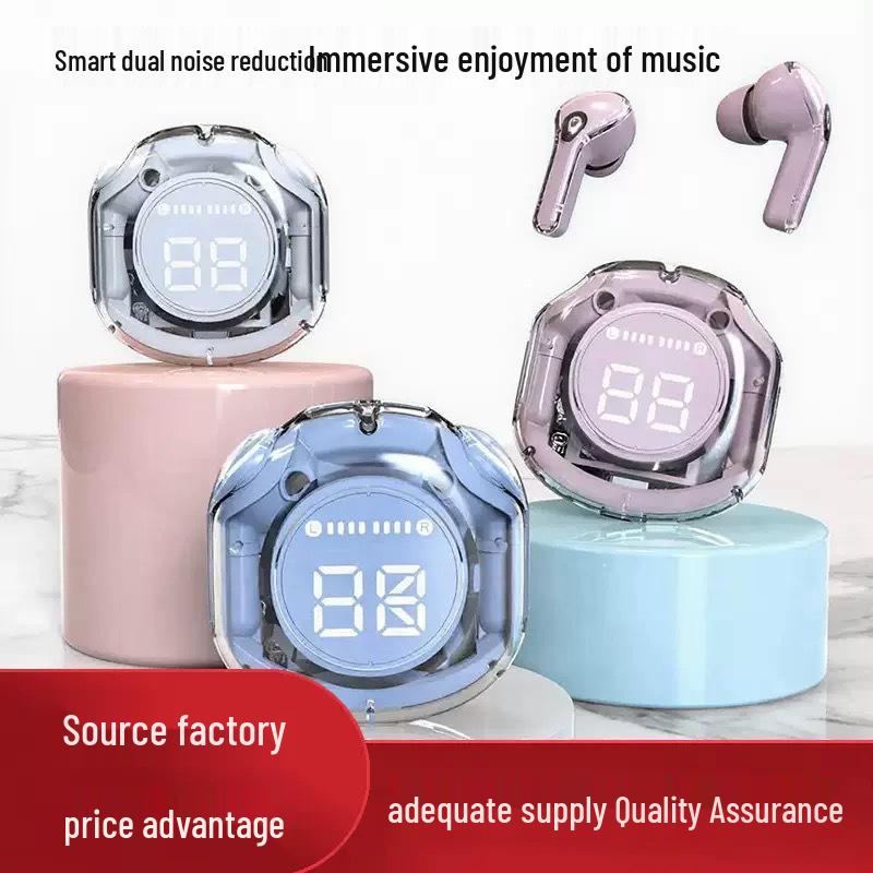 Air31 Transparent Bluetooth Earbuds, 2nd Gen In-ear Wireless TWS with Digital Display