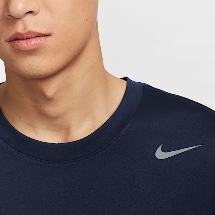 Nike Dri-Fit Team Legend Crew Neck Quick-Dry Short Sleeve T-Shirt Men Tops Obsidian IB8898-451