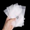 50pcs/Lot CPE Frosted Bags  Jewelry Package Plastic Bag for Earrings Necklace Bracelet Beads Jewelry Organizer Display Packaging