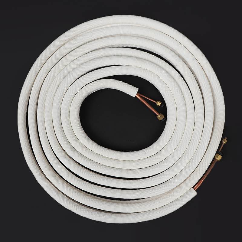 1/4'' 3/8' 10 Meter Air Conditioner Pair Coil Tube Insulate Copper Aluminum Pipe Split Line Wire Home Air Conditioner Parts